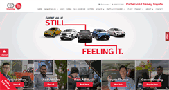 Desktop Screenshot of pattersoncheneytoyota.com.au